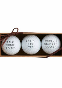 3 golf ball set