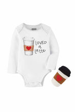 Load image into Gallery viewer, bodysuit and rattle gift set
