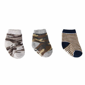 baby 3 pair sock set-camo