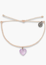 Load image into Gallery viewer, stone heart rose string bracelet
