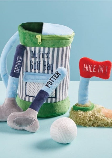 kids golf plush toy set