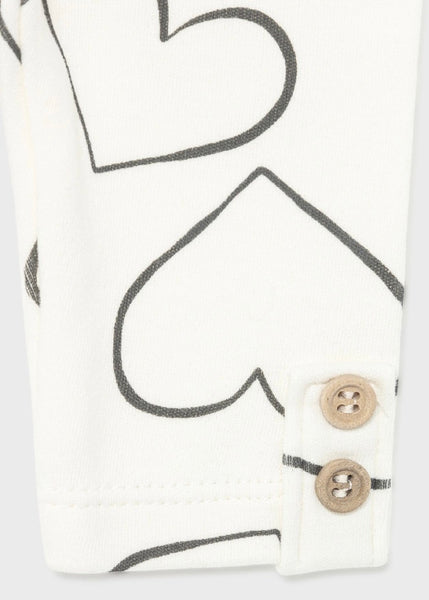 baby sketch heart legging