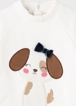 Load image into Gallery viewer, girls puppie hoodie &amp; denim legging set
