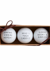 3 golf ball set