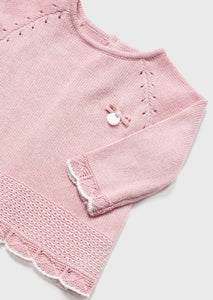 baby girl knit sweater + pant set