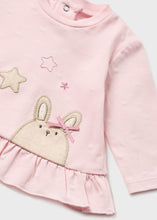 Load image into Gallery viewer, baby girl bunny tee &amp; footie pant

