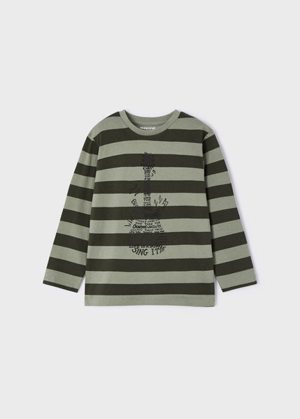 boys stripe music tee