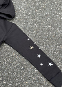 girls embroidered stars hoodie