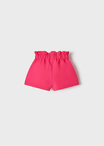 girls ruffle waist jersey shorts