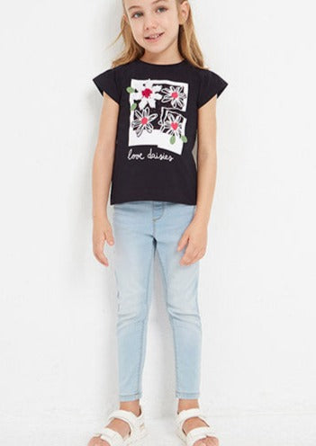 girls soft denim jegging