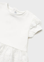 Load image into Gallery viewer, mini girl eyelet hem tee
