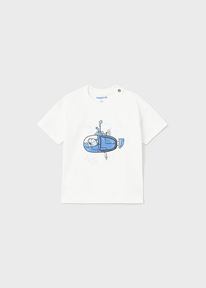 mini boy submarine short sleeve tee