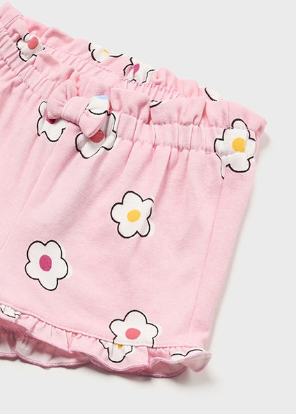 baby girl smiley tee + short set