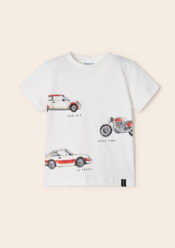 boys vehicles travel tee