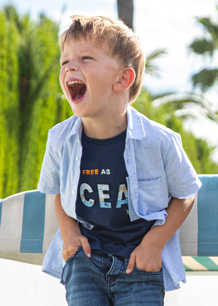 boys ocean short sleeve tee