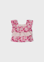 Load image into Gallery viewer, girls floral tiered top
