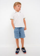 Load image into Gallery viewer, boys print pique polo
