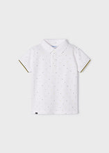 Load image into Gallery viewer, boys print pique polo
