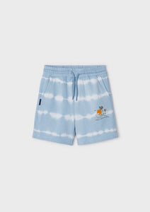 kids tie dye jersey shorts