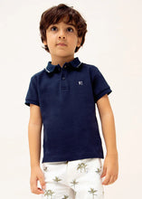 Load image into Gallery viewer, boys polo and palm print short set
