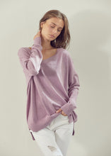 Load image into Gallery viewer, v neck seam sweater
