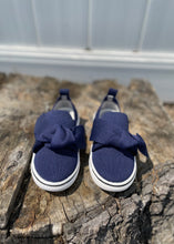 Load image into Gallery viewer, girls knit bow sneaker
