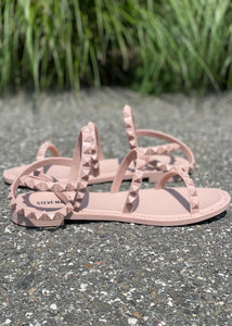 studded jelly sandal