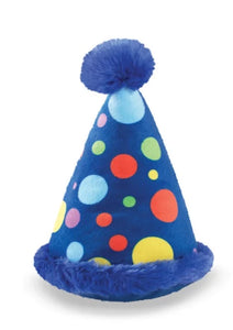 plush dog toy - party hat
