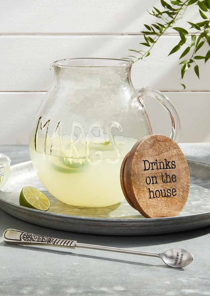 glass margarita pitcher set