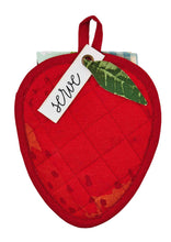 Load image into Gallery viewer, strawberry potholder set

