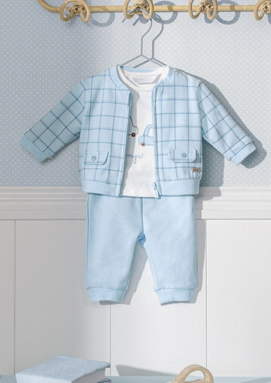 baby 3pc check tracksuit