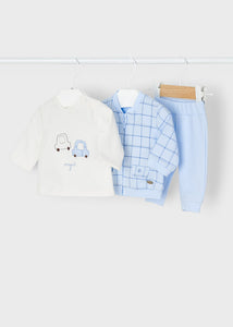 baby 3pc check tracksuit