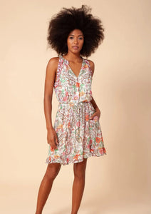 floral halter dress