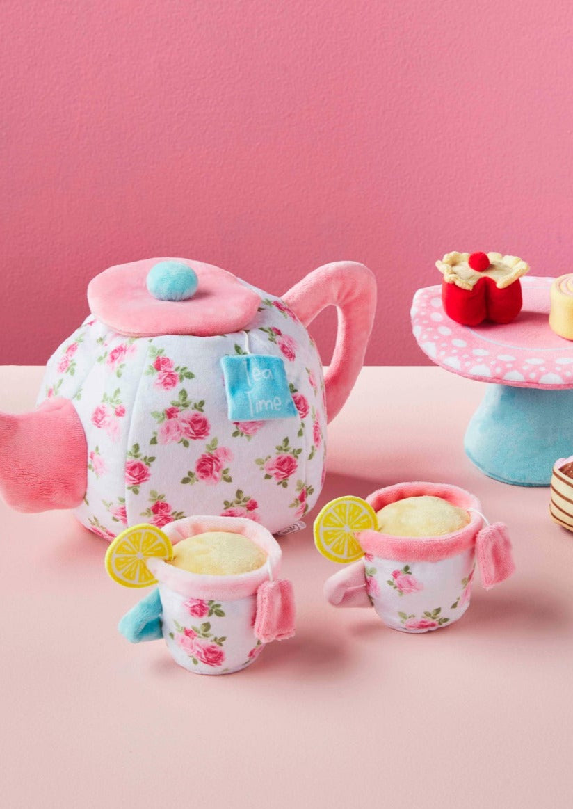 tea party plush toy set
