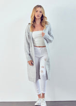 Load image into Gallery viewer, hooded duster cardigan
