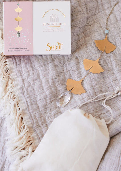 crystal suncatcher leaf-amazonite