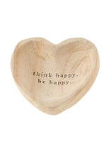Load image into Gallery viewer, wood heart trinket dish
