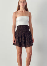 Load image into Gallery viewer, tiered ruffle print smock skirt

