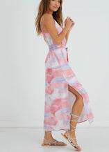 Load image into Gallery viewer, smock back maxi dye print dress
