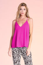 Load image into Gallery viewer, solid chiffon cami top
