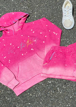Load image into Gallery viewer, girls dip dye fleece shorts
