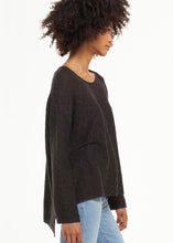 Load image into Gallery viewer, rib long sleeve side slit sweater
