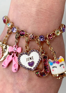 pink rhinestone bracelet