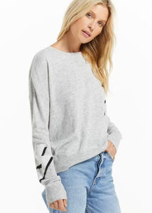 grey bolt sweater