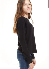 Load image into Gallery viewer, girls long sleeve waffle top
