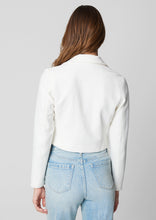 Load image into Gallery viewer, cotton zip moto jacket
