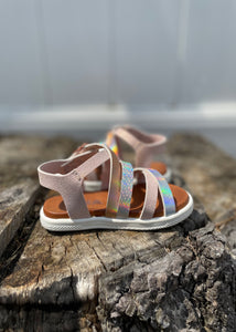 girls sandal - shimmer strap