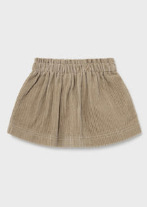 girls tan corduroy skirt