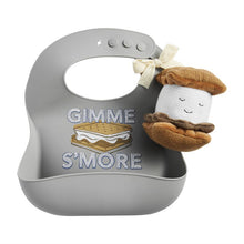 Load image into Gallery viewer, smores bib &amp; rattle
