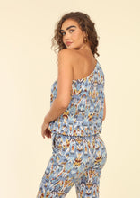 Load image into Gallery viewer, printed one shoulder top
